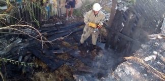 На Олексадрійщині горіла літня кухня