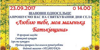 Березівка святкуватиме День села