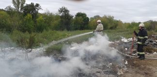 На Олександрійщині ліквідували пожежу сміття
