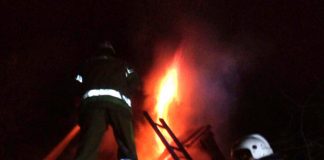 В Олександрії рятувальники гасили пожежу