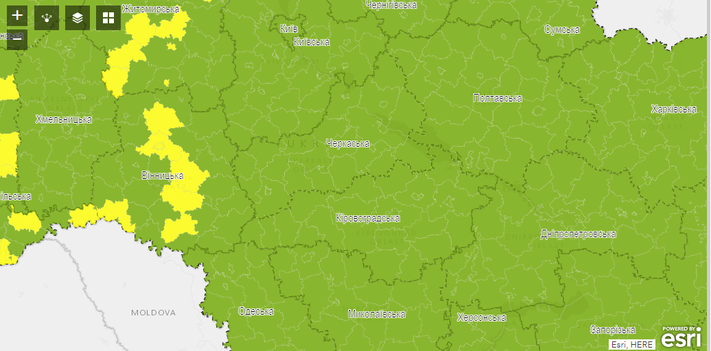 Кіровоградщина залишилася в «зеленій» зоні епідемічної безпеки